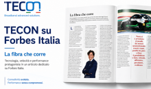 TECON su Forbes Italia: una doppia pagina racconta i nostri quasi 50 anni di telecomunicazioni