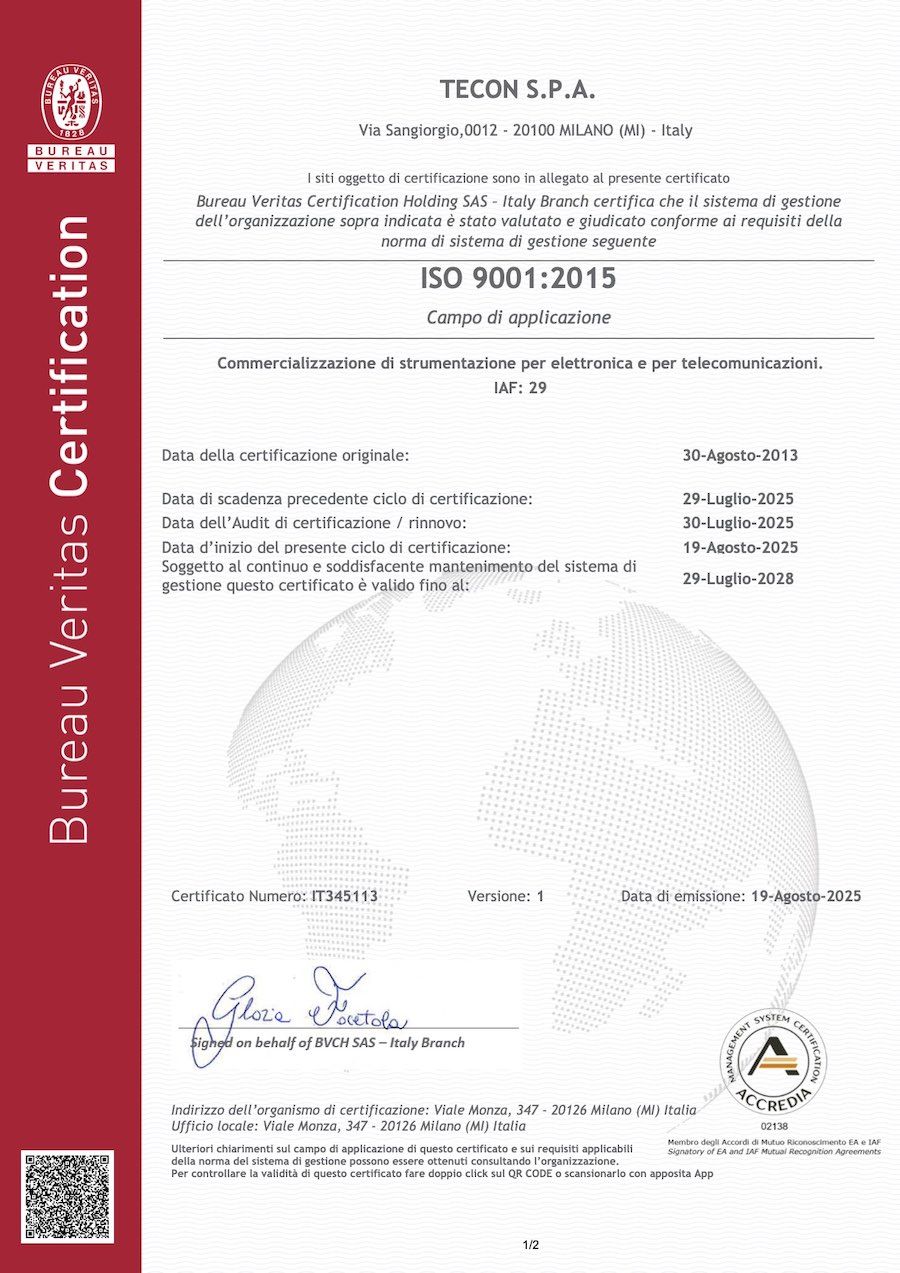 Cavo Fibra Ottica in apparecchiatura