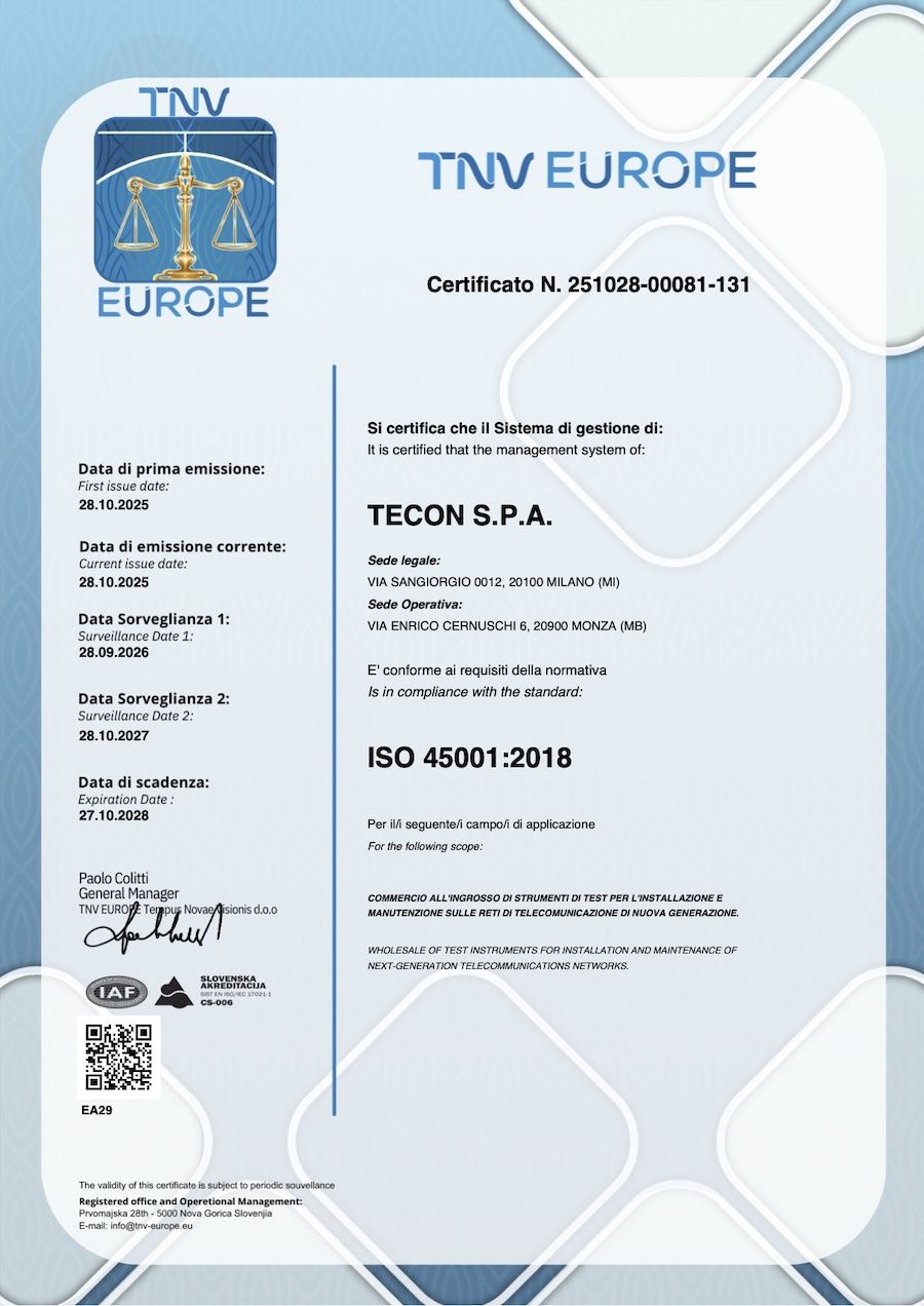 Cavo Fibra Ottica in apparecchiatura