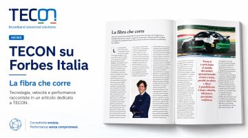 TECON su Forbes Italia: una doppia pagina racconta i nostri quasi 50 anni di telecomunicazioni
